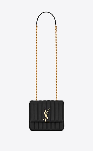 vicky medium in matelassé lambskin